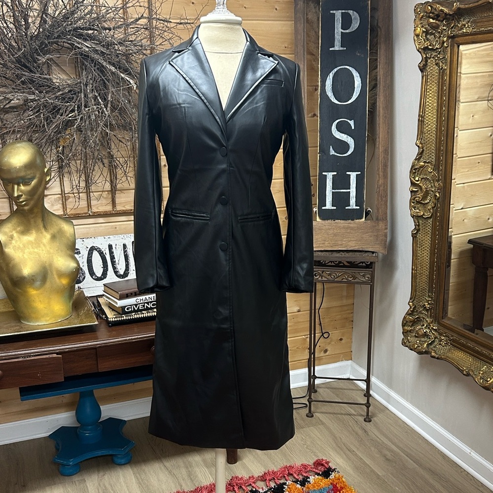 Bailey 44 Vegan/faux Leather trench coat